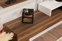 Hanah Home Nirvana Mueble de TV Blanco y Teca